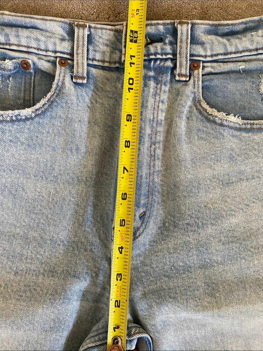 Abercrombie The 90's Straight Ultra High Rise - Picture 9 of 11